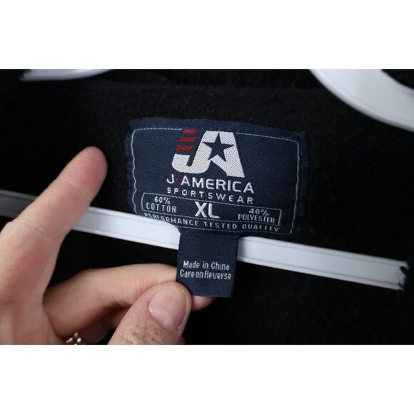 Vintage Mens XL Faded Spell Out Script Ohio State University Full Zip Hoodie - Picture 8 of 13